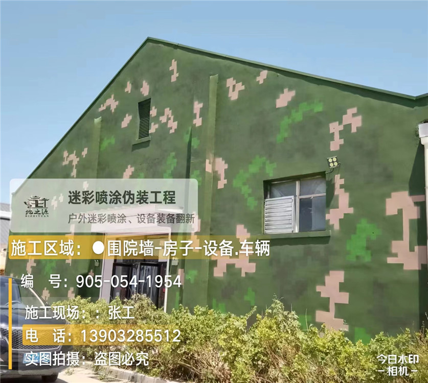 顺义外墙数码迷彩漆施工报价清单（100㎡标准墙面测算）